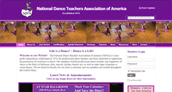 Desktop Screenshot of nationaldanceteachers.org